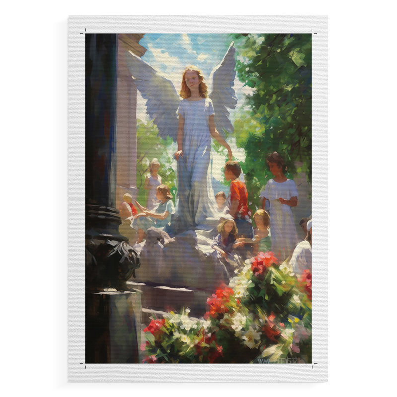 Série Religious CDLXII - reproduction sur toile de qualité supérieure seulement - NON-CADRE - prête à être accrochée