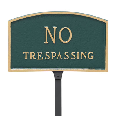 Weather Resistant Metal Garden Sign