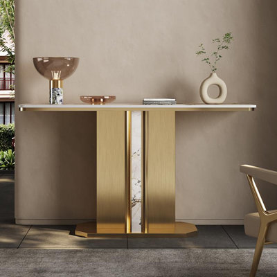 Console de style français en pierre frittée