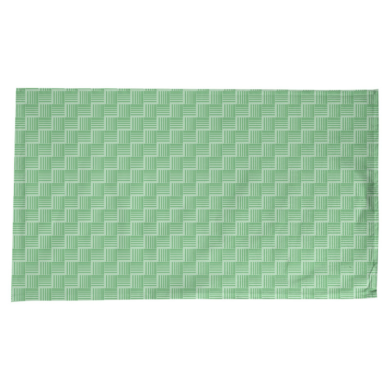 Rayures nattes classiques Nappe, Vert clair