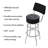 Swivel Upholstered Counter Stool