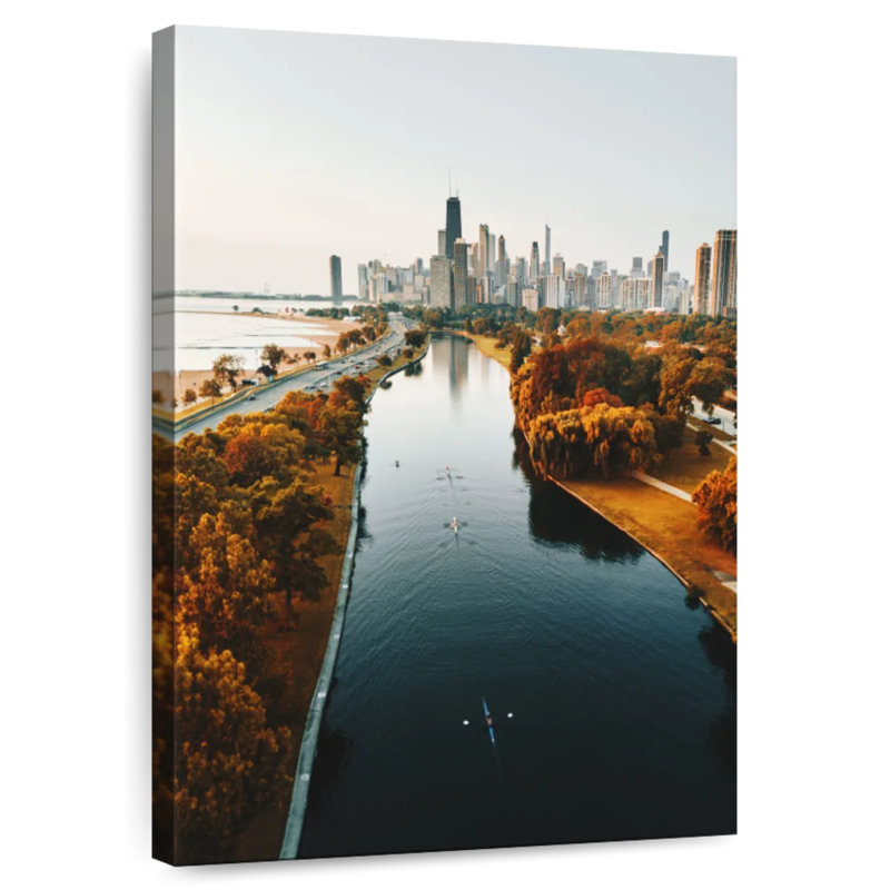 Sirci Chicago Autumn Sireci, H 48 po x l 32 po