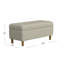 Banc de rangement à couvercle rabattable rembourré-129000748