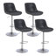 Swivel Upholstered Adjustable Height Counter Stool with Metal Frame-1871631300-1812936210