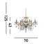 Bastia 6 - Light Candle Style Chandelier-99060199