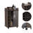Dukat Bar Cart,Two Shelves, Six Built-In Wine Rack, Four Casters-1011480125