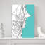Impression d'art mural moderne Tangled-129895791