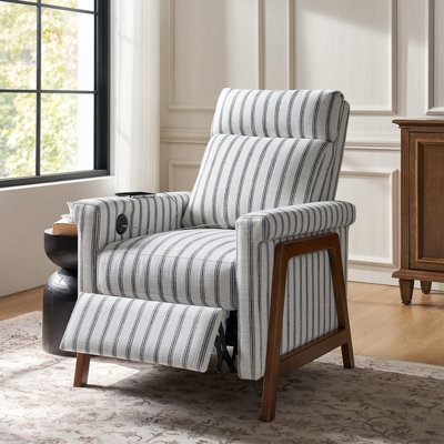 29" W Modern Fabric Power Recliner with Type-C and USB Ports