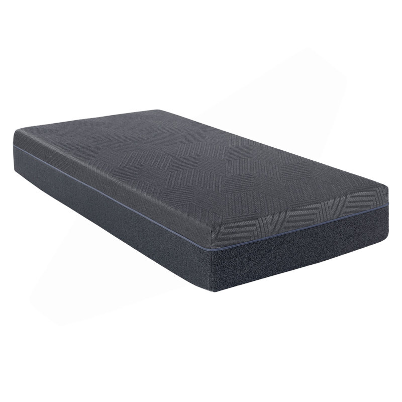 11Inch Twin Size Mattress Green Tea Gel-Infused Memory Foam Mattress, Grey, Mattress In A Box, Twin