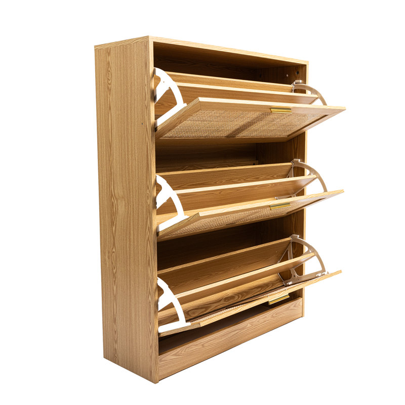 16 paires de rangement pour chaussures, Naturel