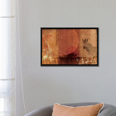 « safari coucher i », reproduction d’impression sur toile tendue