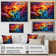 Opt Vibrant Illusions II On Canvas Print