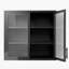 Armoire murale, armoire de rangement avec 2 tablettes réglables pour le salon de la cuisine, armoire de rangement décorative pour la maison