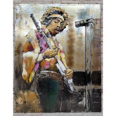 Peinture murale Jimi Hendrix