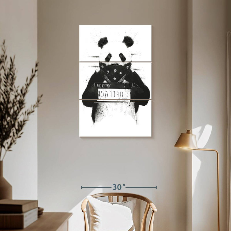 Brampt Bad Panda, 32" H x 20" W