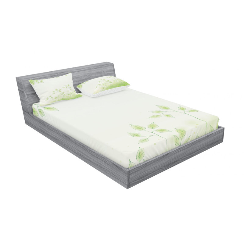 Microfiber Sheet Set, Queen Sheet Set with Fitted Sheet