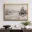 «Snowy Village Winter Landscape», chambre à coucher, impression sur toile encadrée, impression sur toile-132863427-132863428