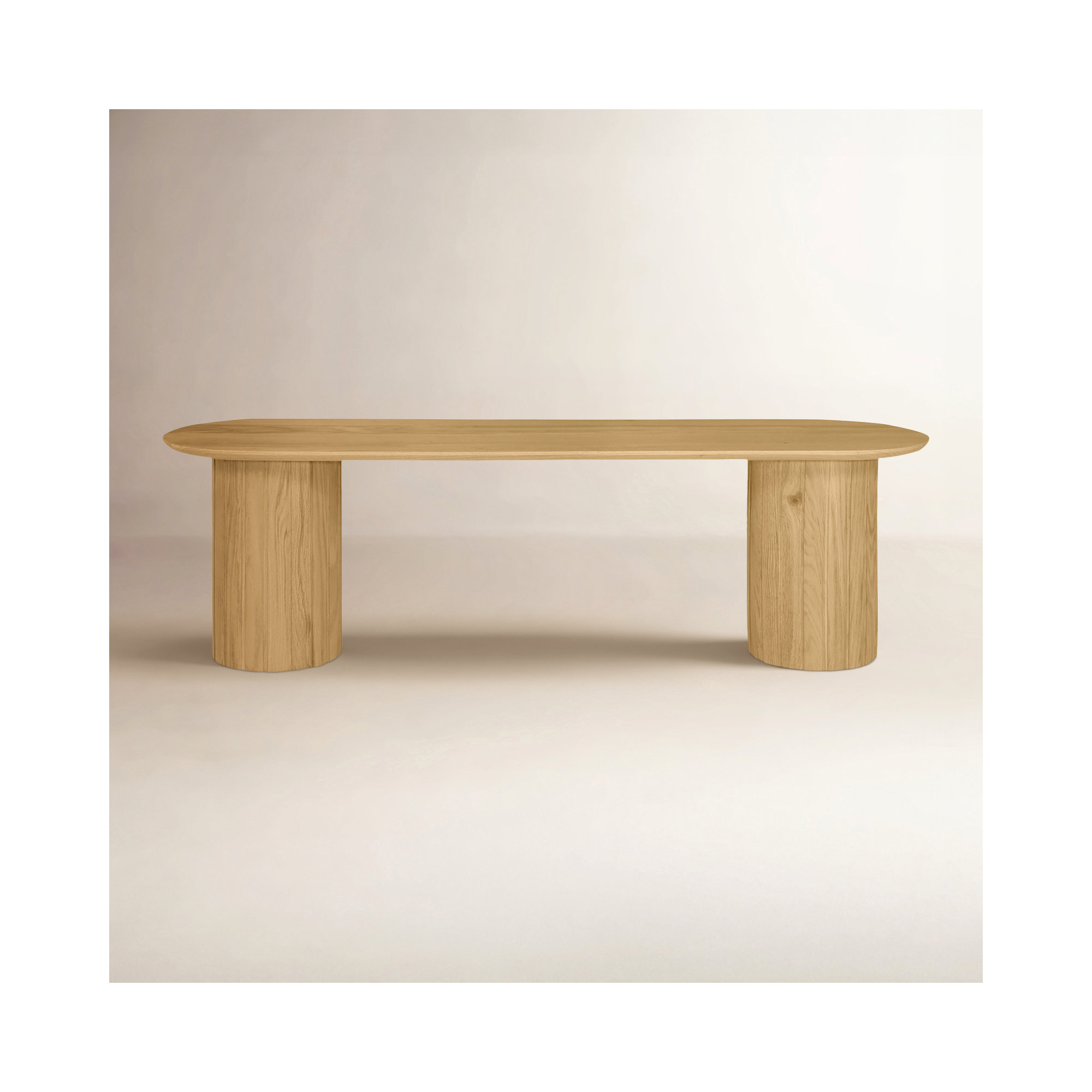 Daley Solid Wood Bench, Natural