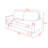 Marleina 58'' Faux Leather Sofa-1543977921-1585957865
