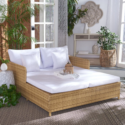 Cadeo 53.1'' Wicker Outdoor Patio Daybed