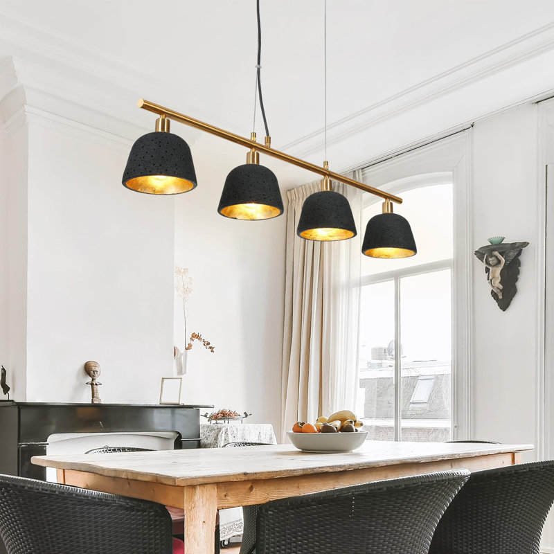 Athalla 4-Light Kitchen Island Linear Pendant Light