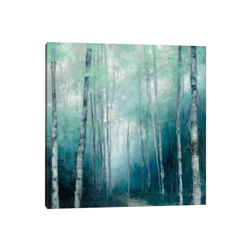 To The Woods by Julia Purinton - Painting on Canvas, Wrapped Canvas, 30.48cm H x 30.48cm W x 1.91cm D