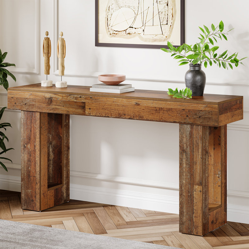 Brittanni 63'' Console Table, Mix Brown