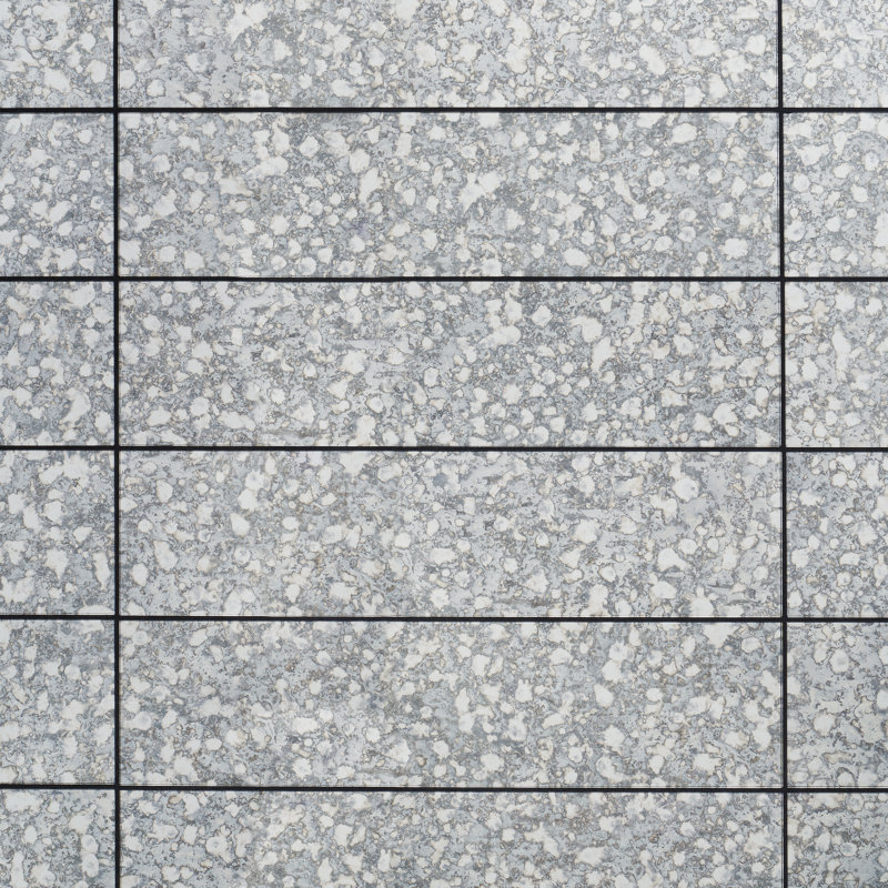 Carreau Emory l 4,37 po x L 17,48 po, Argent