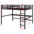 Metal Loft Bed With Power Outlet And LED Lighted-1377206988