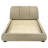 Brown Upholstered Queen Platform Bed