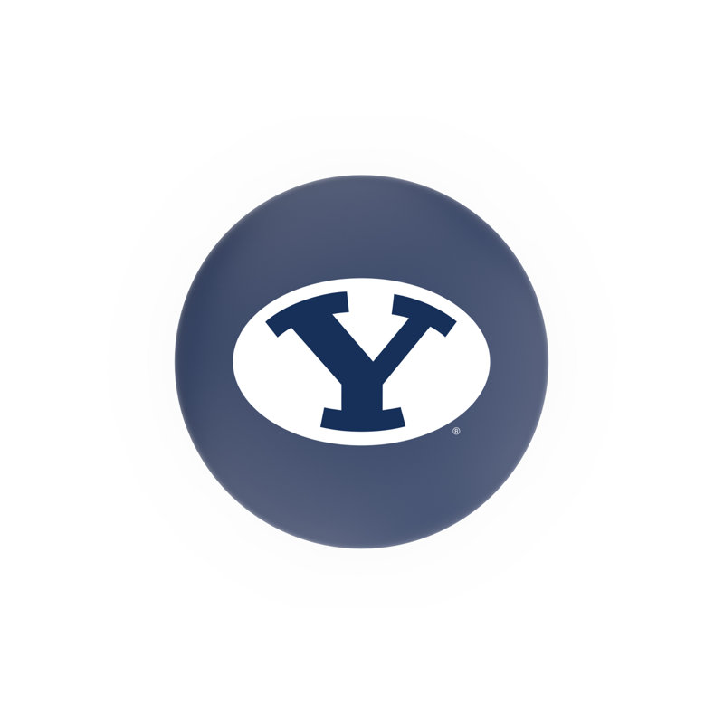 Tabouret de bar pivotant de 30 po NCAA, Chrome, Université Brigham Young
