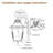 1 Pack Outdoor Wall Lights With Clear Glass Support Multiple Types Of Light Bulbs (Bulbs Not Included)