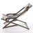 Beach Sling Chair - Grey (2 ) Ideal For Backyard Lounging. Canvas, Comfortable Pillow Included. Wood Made. 41.62 In. Width, 32.04 Height, 25.75 Depth. 21.68 Lb. Chair. Package: 57 Depth, 26.75 8.25