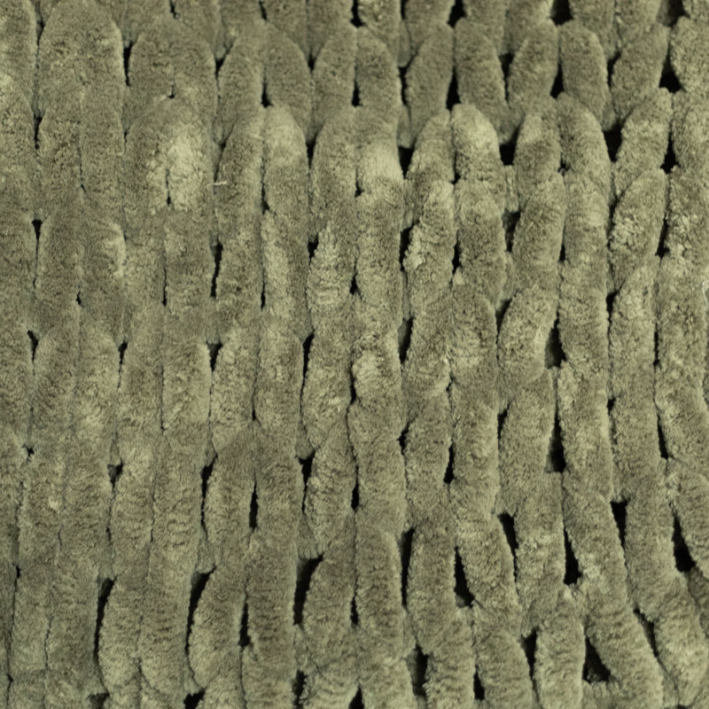 Donna Sharp Olive Chenille Knit Woven Throw, Olive