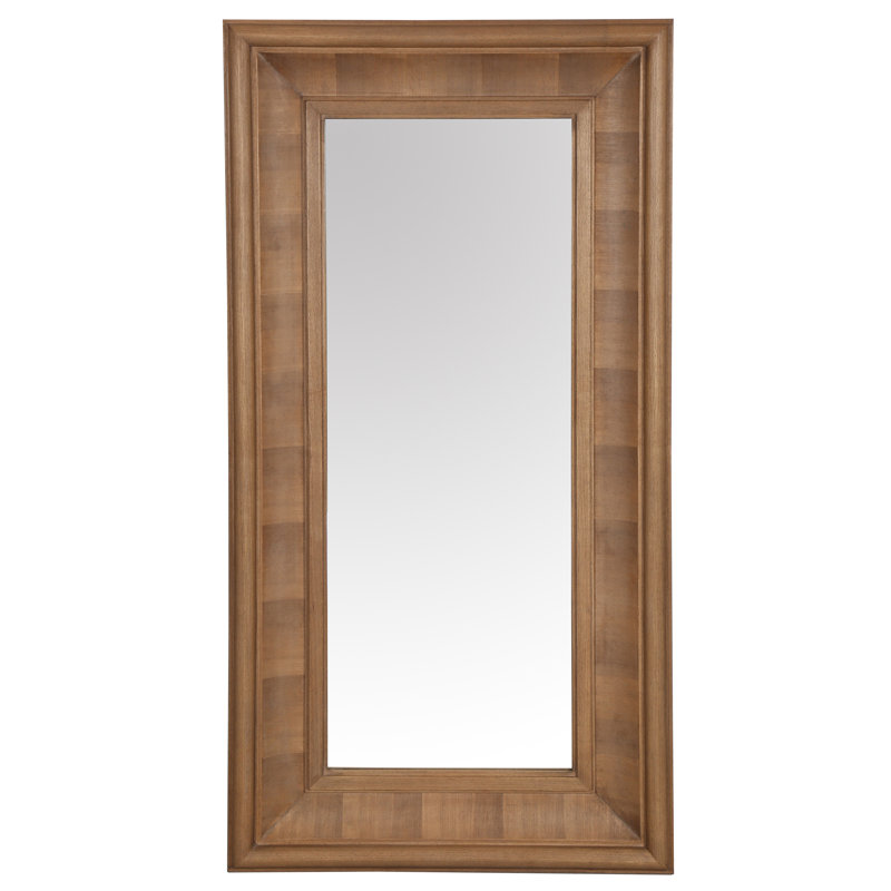 Miroir Kaya, 63,4 po x 32,3 po, Naturel, Rectangulaire