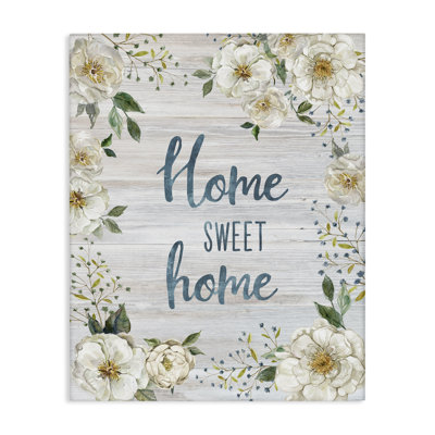 Art mural sur toile Sweet Home Shabby Elegance par Carol Robinson