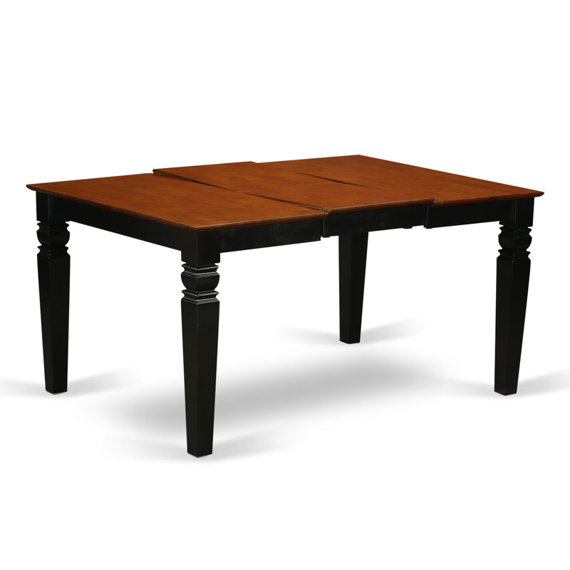 Table de salle à manger Weston, Noir, Cerisier