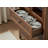 72" Arched Top Display Cabinet With Plastic Doors, Vintage Freestanding Bookshelf With Drawer & Storage, Walnut-70331745