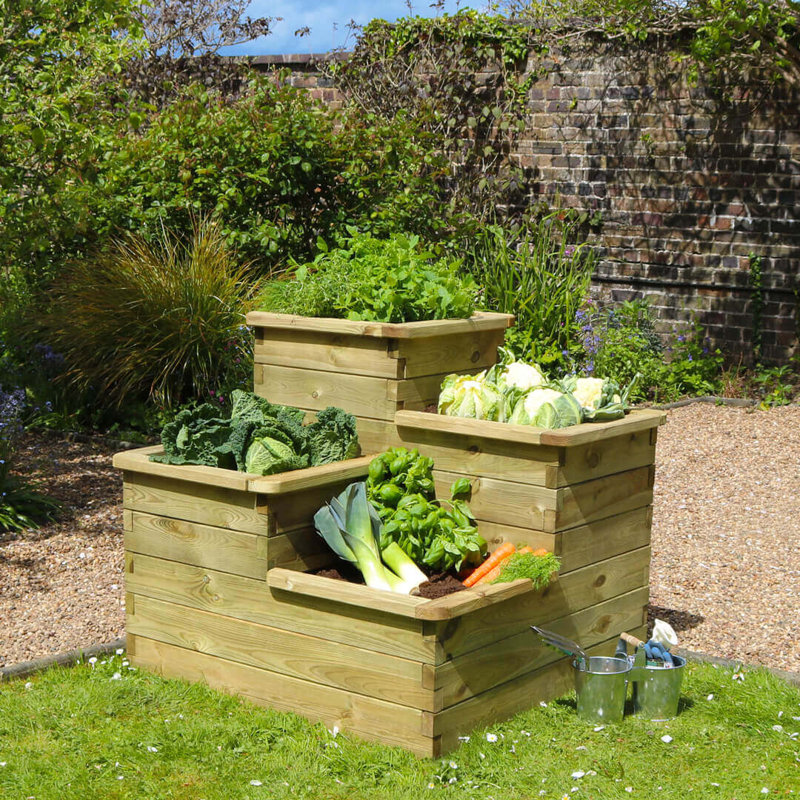 Braecyn Wood Planter Box