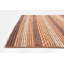 Tapis de zone one-of-kind à la main noué la new age orange 4 pi x 6 po Nash