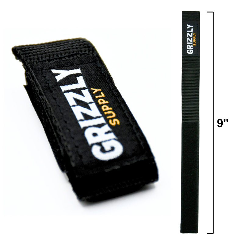 9" Hook and Loop Bundle Strap 4/pk