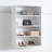 Devi White Wall Mounted Wood Closet System