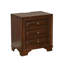 Table de chevet en bois massif 1 pièce Nickel-674600521