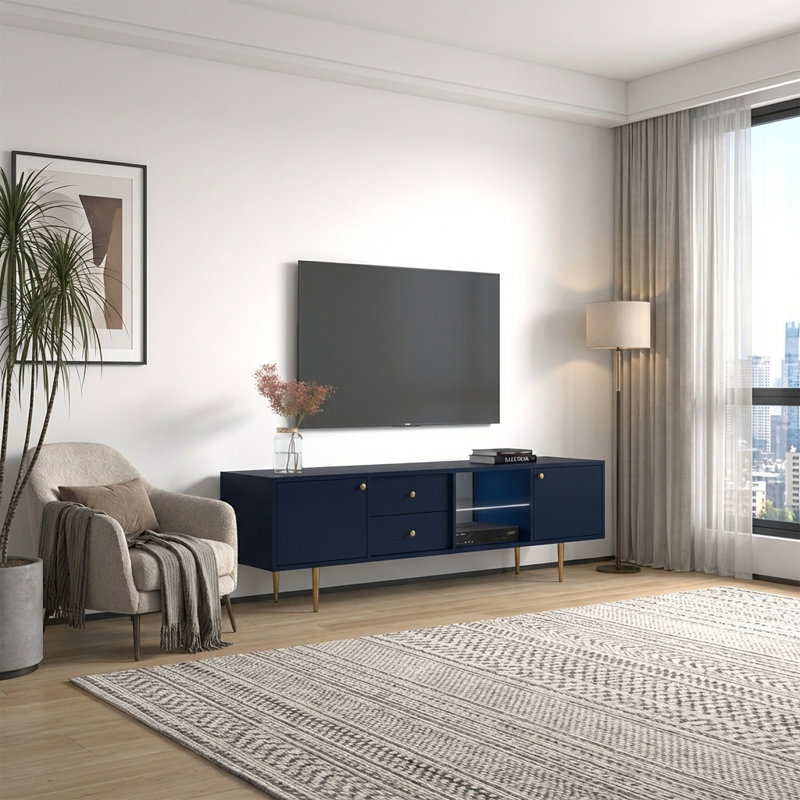 Meuble télé 70,9 "Rose 01