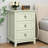 Modern 3-Drawer Wooden Nightstand,Set Of 2-568476628