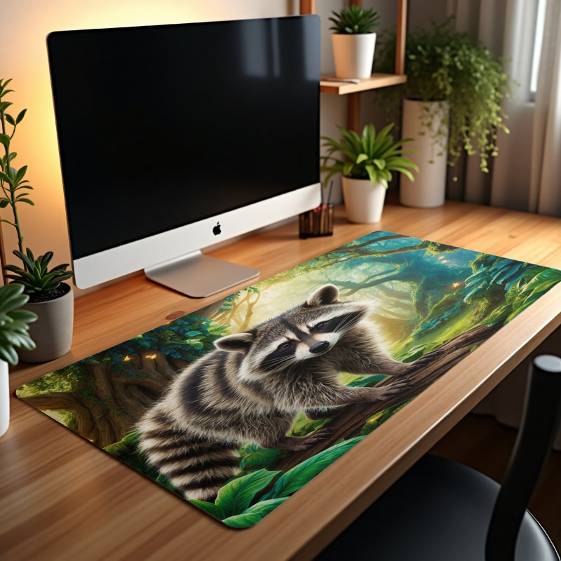 Polyester Desk Pad, 14.4x12.1