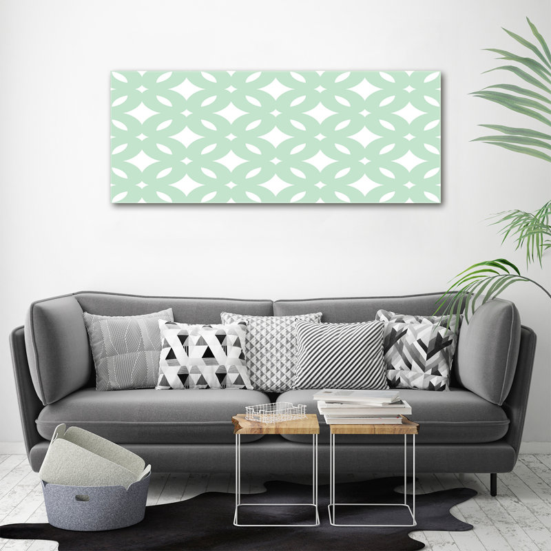 Geometric Background - Print, Canvas, 50cm H x 125cm W x 2cm D
