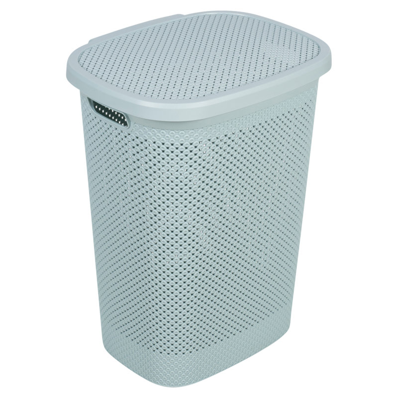 Plastic Laundry Set with Handles, Teal