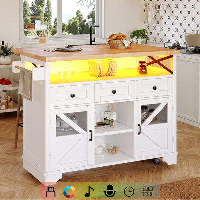 Wood Kitchen Island