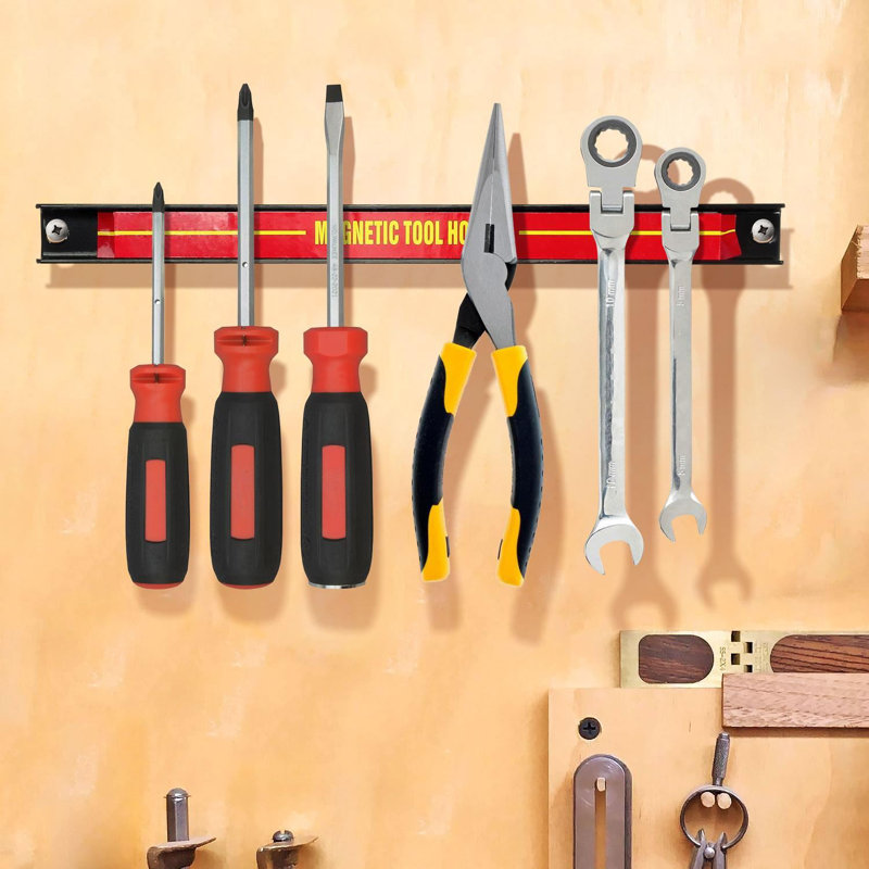 Wall Mounting Magnetic Tool Holder, 20cm H x 12cm W x 6cm D